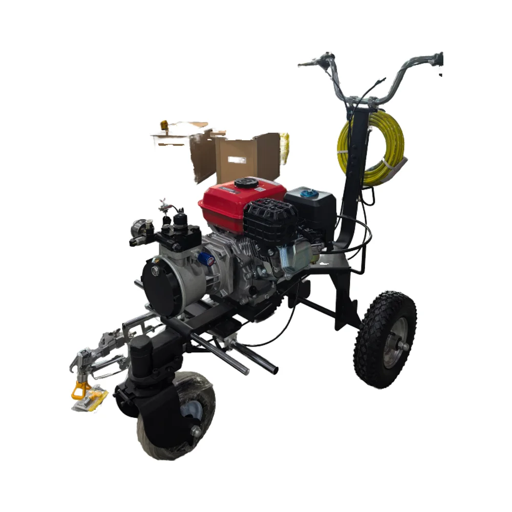 

Профессиональная машина для дорожной разметки Double Sprayer: Мощный безвоздушный распылитель для нанесения латексной краски