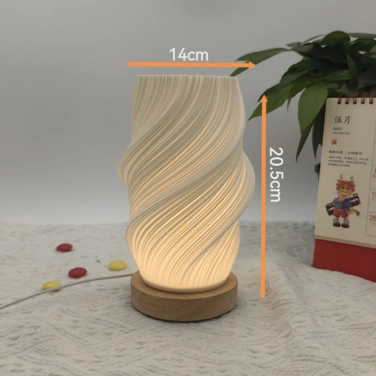 

Nordic art bedroom bedside decorative table lamp ornament eye protection night light creative desktop atmosphere light