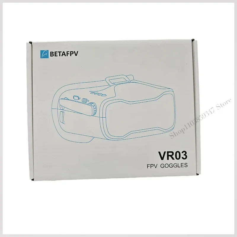 SkyDElIn Store BETAFPV VR03 FPV Goggles With 64GB Storage DVR For RC FPV Racing Drones 48CH Video Recording Virtual Reality Head