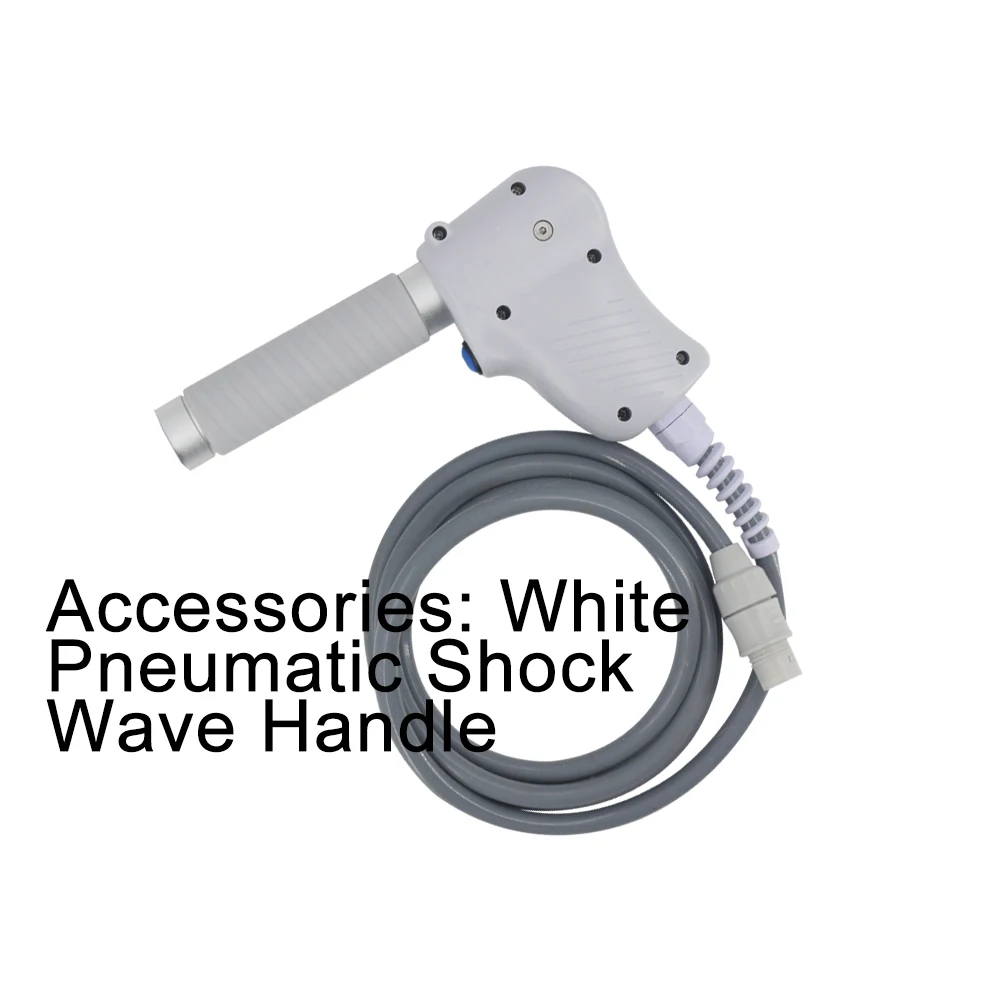 Accessories White Pneumatic Shock Wave Handle