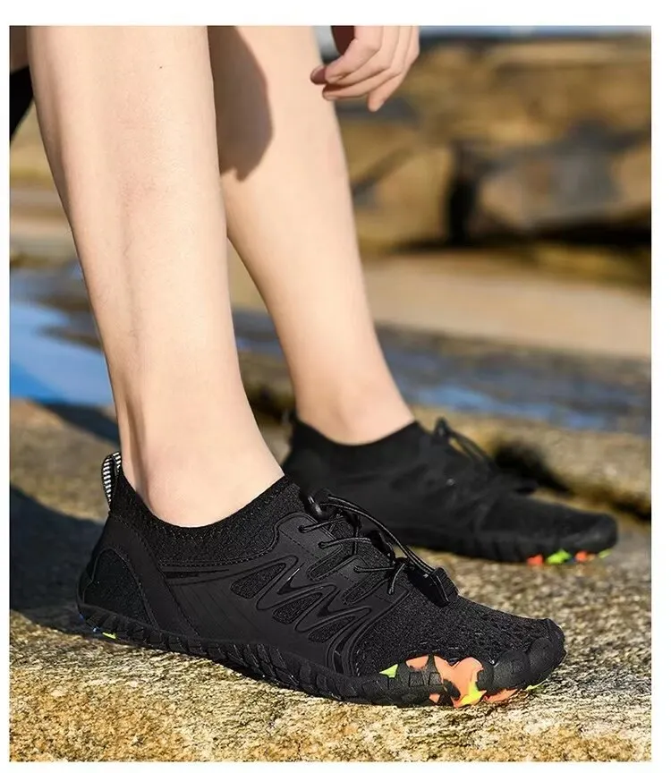 Unisex Indoor Mucltiple Usee Formação Mulheres Tamanho Grande Wading Casais Férias Praia Jogo Aqua Sapatos Homens Squat