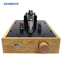 Sunbuck 6N3 GE5670 6H3N SRPP tube Amplifier Pre Stage 5Z4P Rectifier Tube amPlifier Audio With 6E2 Vacuum Tube Meter