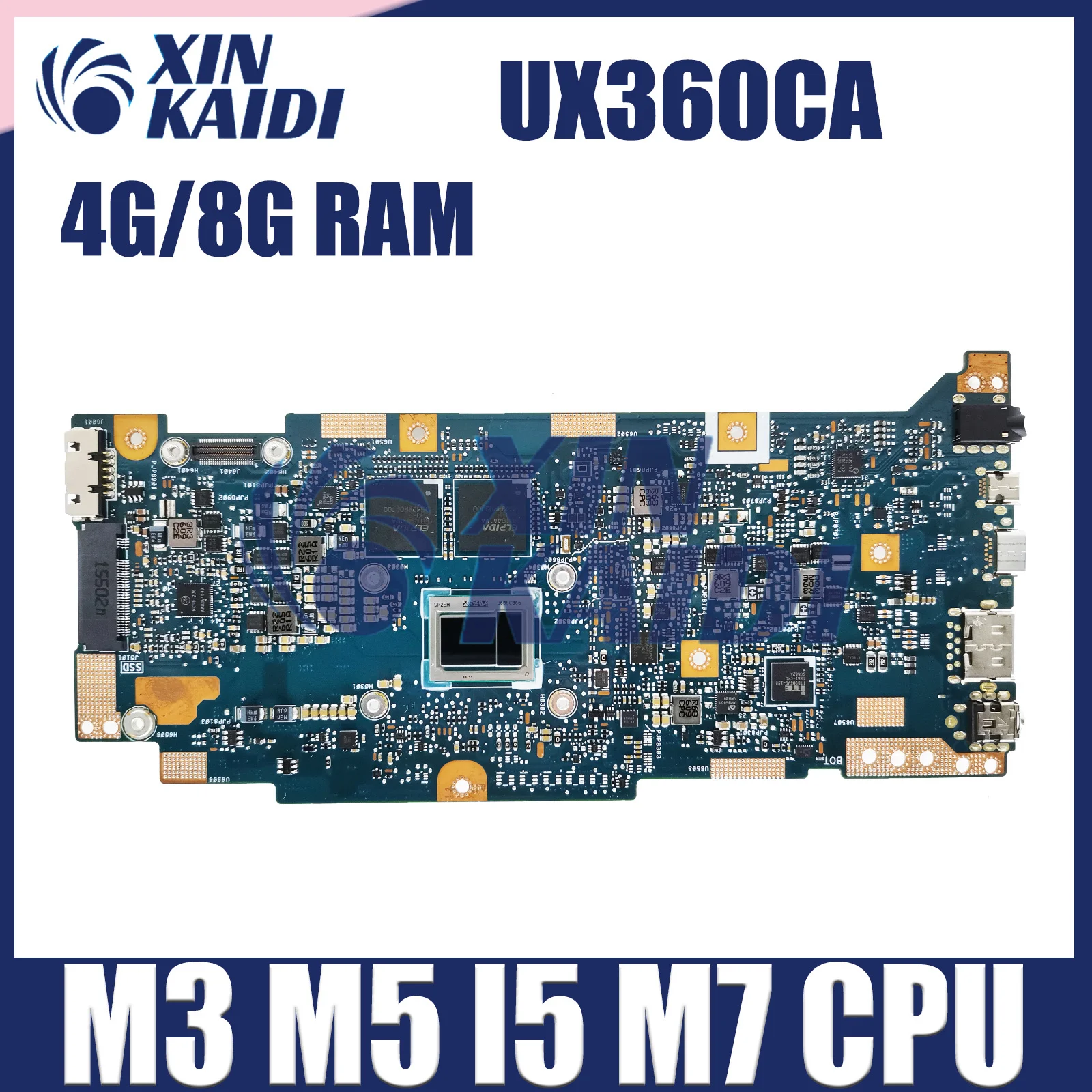 

Computer Mainboard For ASUS U360CA UX360CA UX360CAK UX360 UX360C TP360CA Laptop Motherboard With M3 M5 I5 M7 4G 8G-RAM