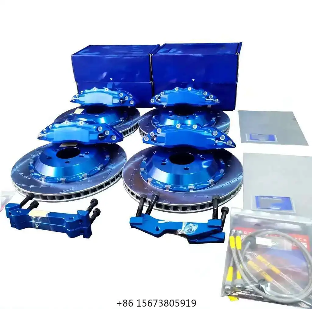 

Custom EC670 Front 6 Pot Brake Calipers, Rear 4 Pot 380mm Fish Hone Disc Brake,for 86 Yaris Alphard Vellfire