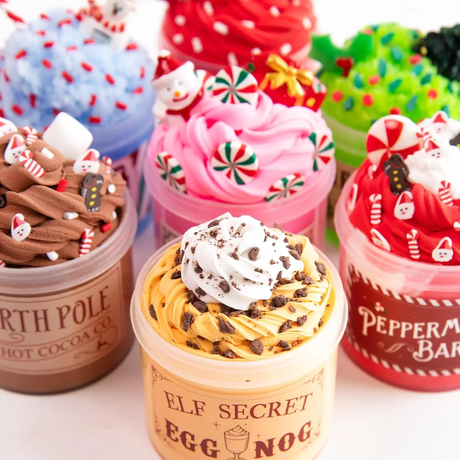 

2025 DIY Clay Cake Bucket Advent Calendar 24 Days Christmas Countdown Blind Box