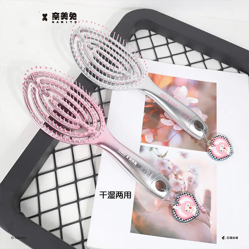 Nami Rabbit Heart Magic Massage Fluffy High-Value Hollow Dormitory Anti-Static Hair Air Cushion Comb