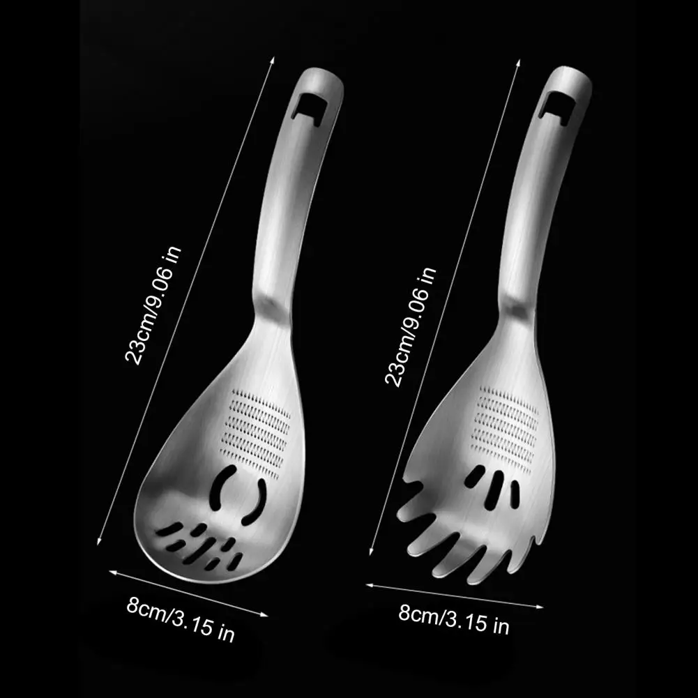 Kitchen Garlic Crusher Multi-Function Spoon Stainless Steel Food Masher Egg Separator Bottle Opener Pasta Strainer Kitchen toos