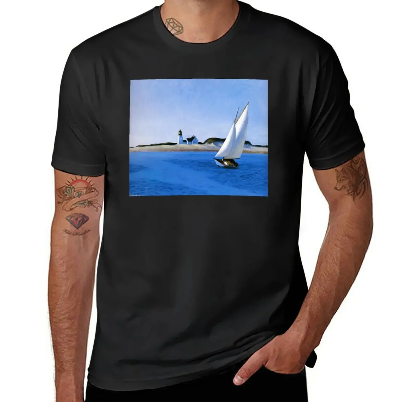 The Long Leg (1935) - Edward Hopper T-Shirt korean fashion customs design your own sublime mens clothing