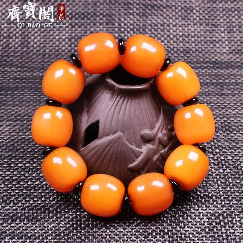 Mountain Bead Gold Tortoise Bracelet Buddhist Beads Cultural Men and Women Couples