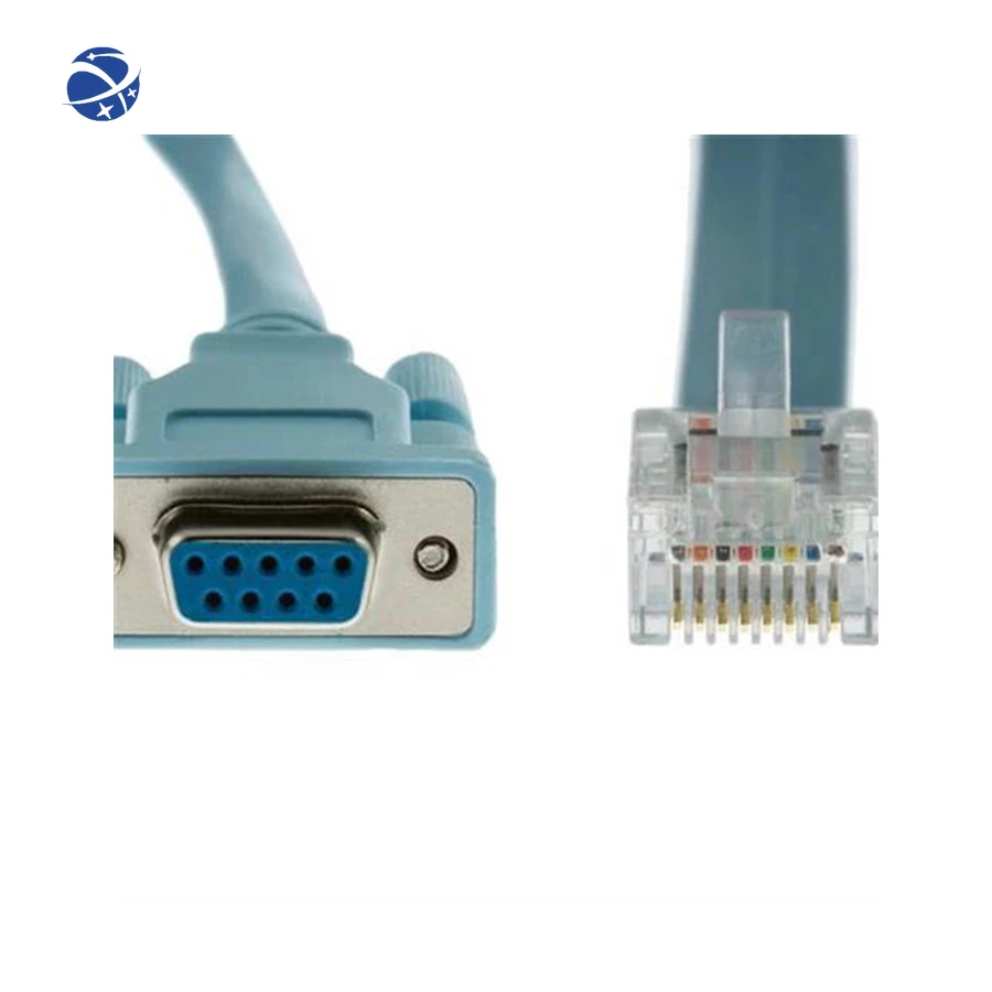 

Консольный кабель Cisco 6 футов с RJ45 и DB9F