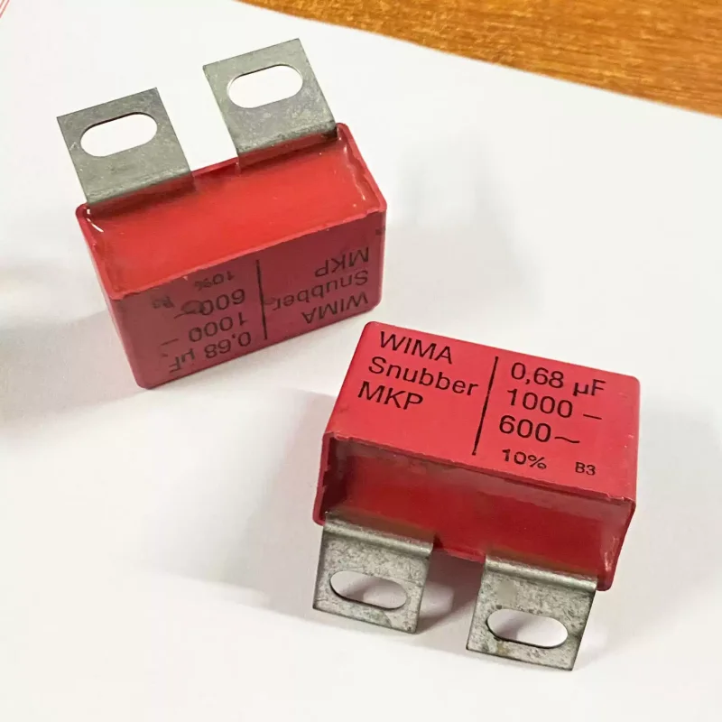 

WIMA capacitor Snuber MKP 1000V0.68UF 1000V 684 600V non inductive screw feet