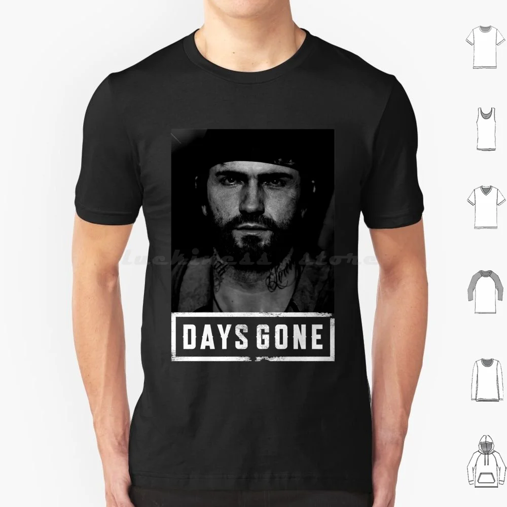 2 Daecon Daysgone ( White ) T Shirt 6xl Cotton Cool Tee Days Gone Daysgone Daecon Mongrel Farewell Zombies Zombie Gone Days