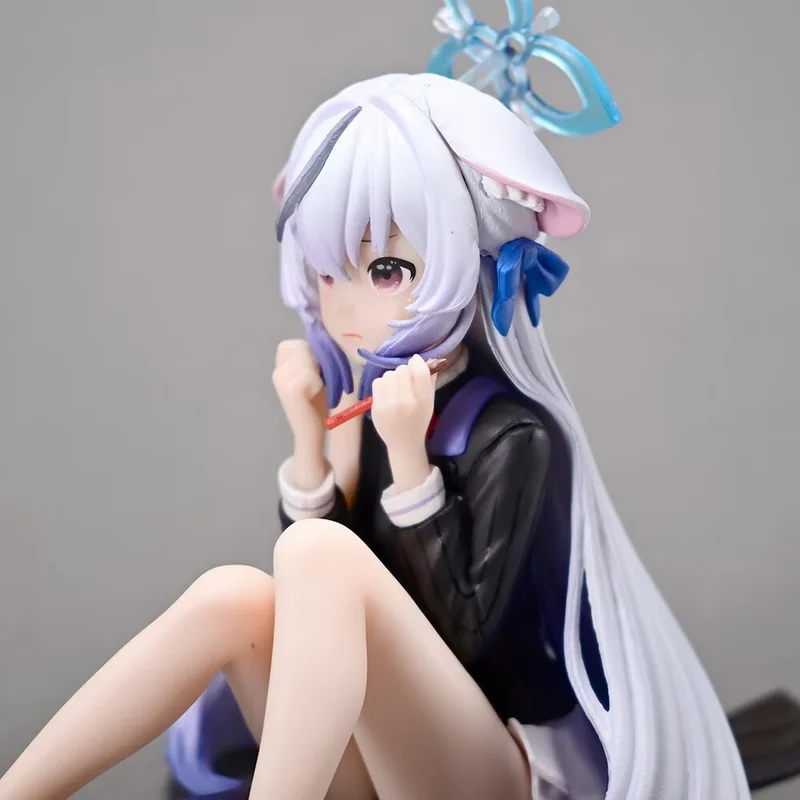 Blue Archive Anime Action Figure - Classic Girls Sitting Posture Model Statue Fashionable Desk Decoration Toy