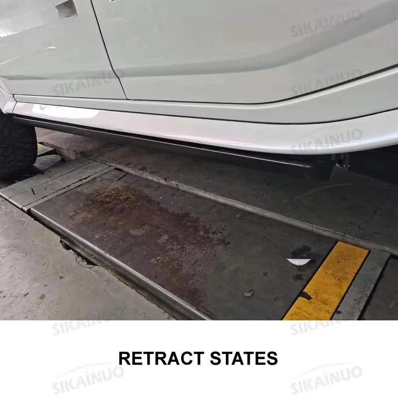 

Aluminium Alloy Automatic Retractable Electric Side Steps Fit H2