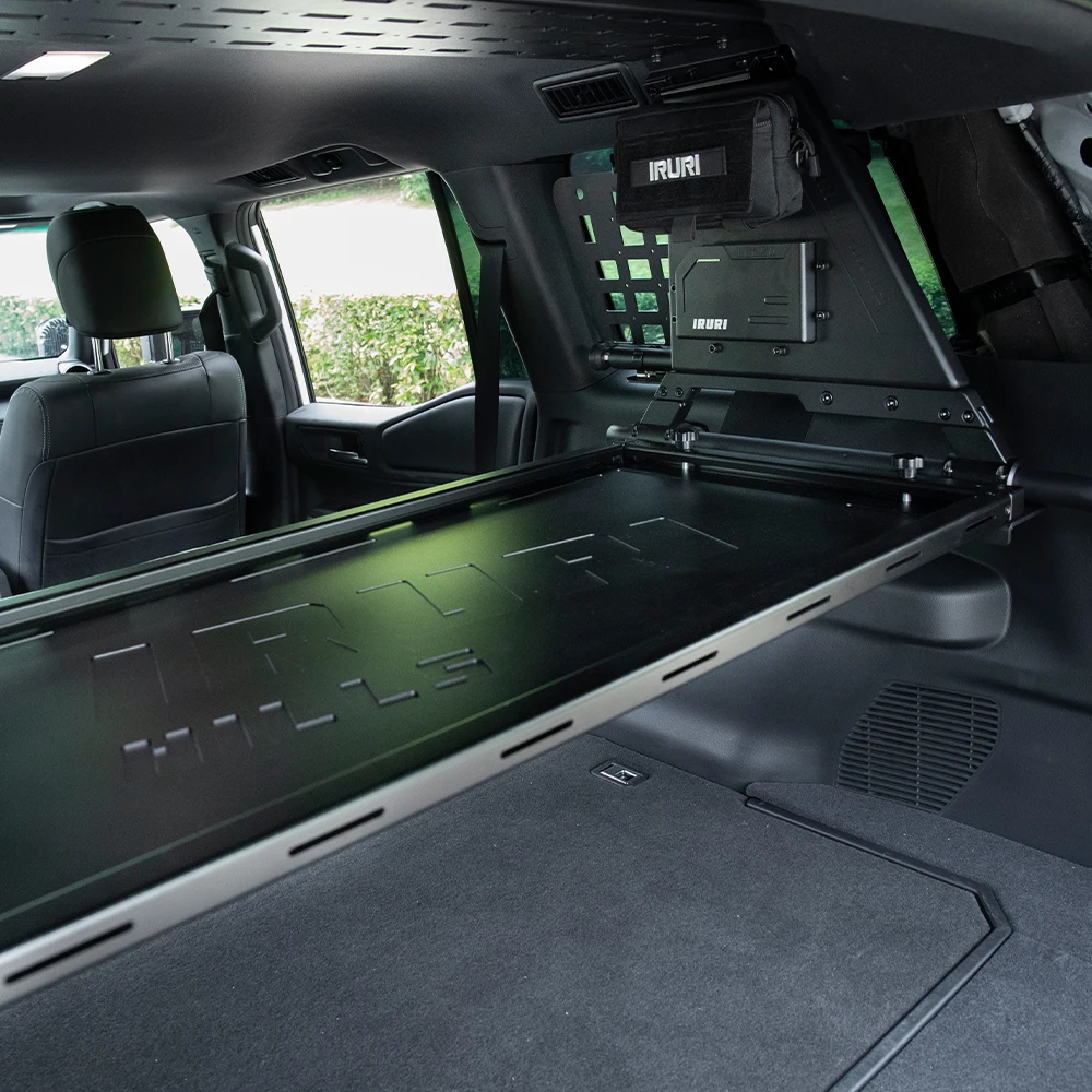 IRURI Cargo Organizer System,Includes 2 Tactical Bags, Pull-Out Shelf Converts to Table – for Toyota LC250 & Lexus GX550