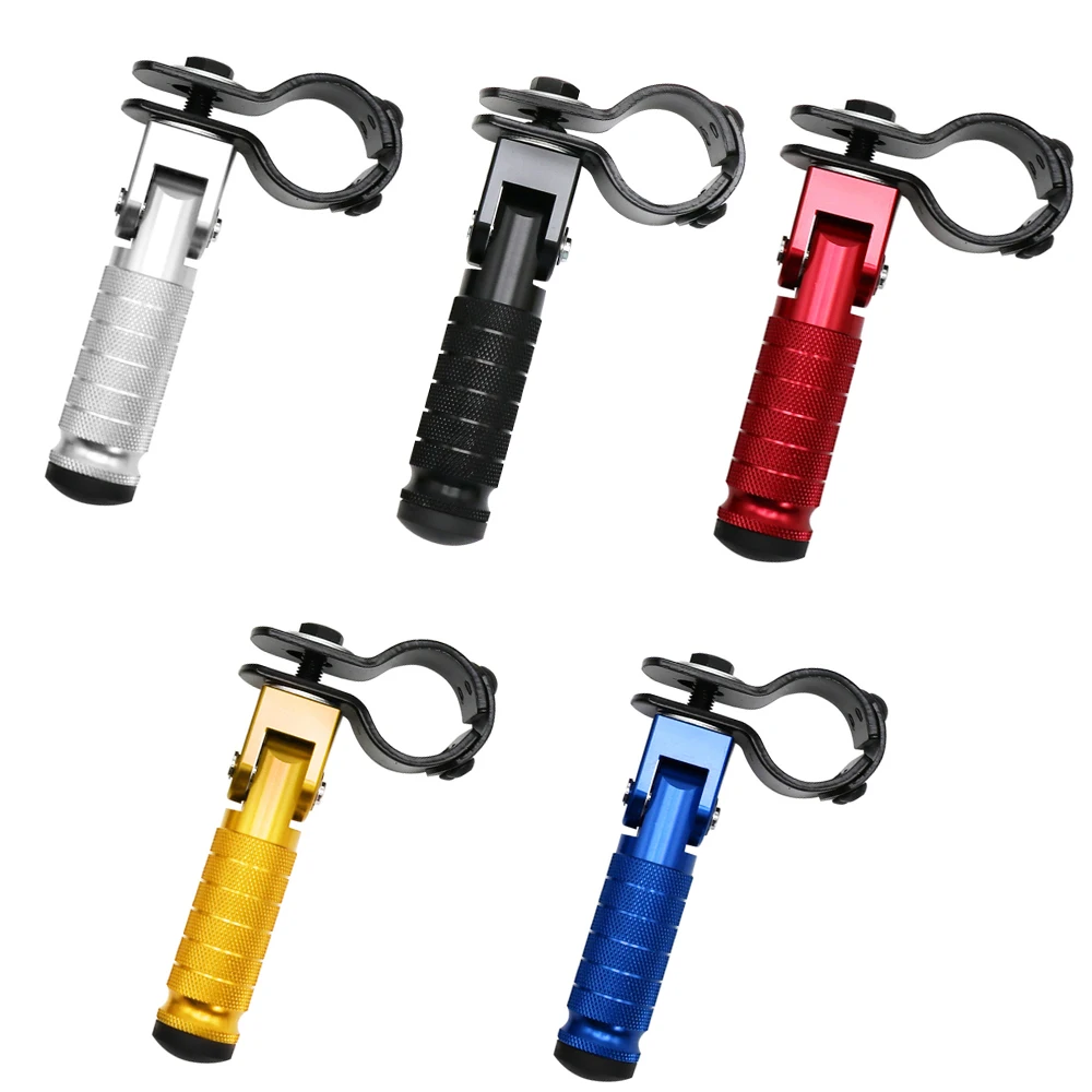 For Triumph Tiger 800 850 900 1050 1200 660 Trident 660 Accessories Highway Front Foot Pegs Folding Footrests Footpegs Clamps