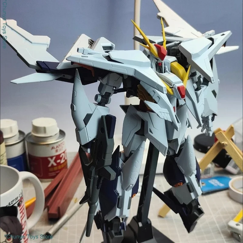 

Jujiang 1/144 Rx-105 Xi Assembly Model Kit Anime Action Figure Robot Collectible Plastic Model Moveable Toys Gifts for Fans