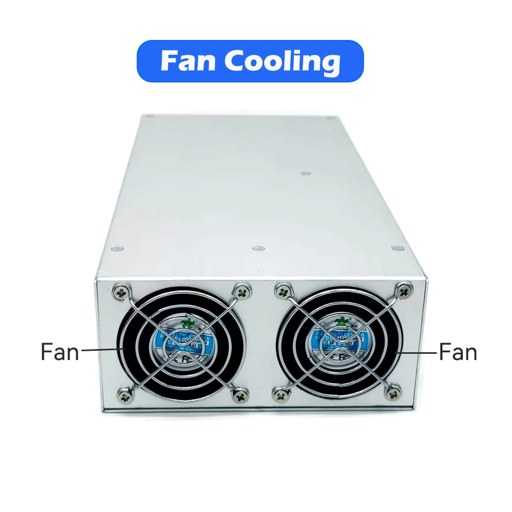 2000W Power Supply DC 24V 36V 48V 60V 83A 55A 40A 33A Transformer AC 220V Motor Mining PSU