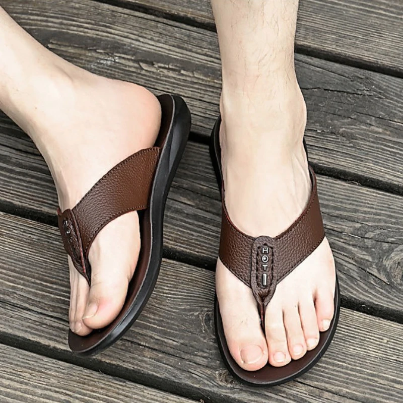 Chanclas para Hombre en Oferta - Flip Flop Leather Men reseña y precio