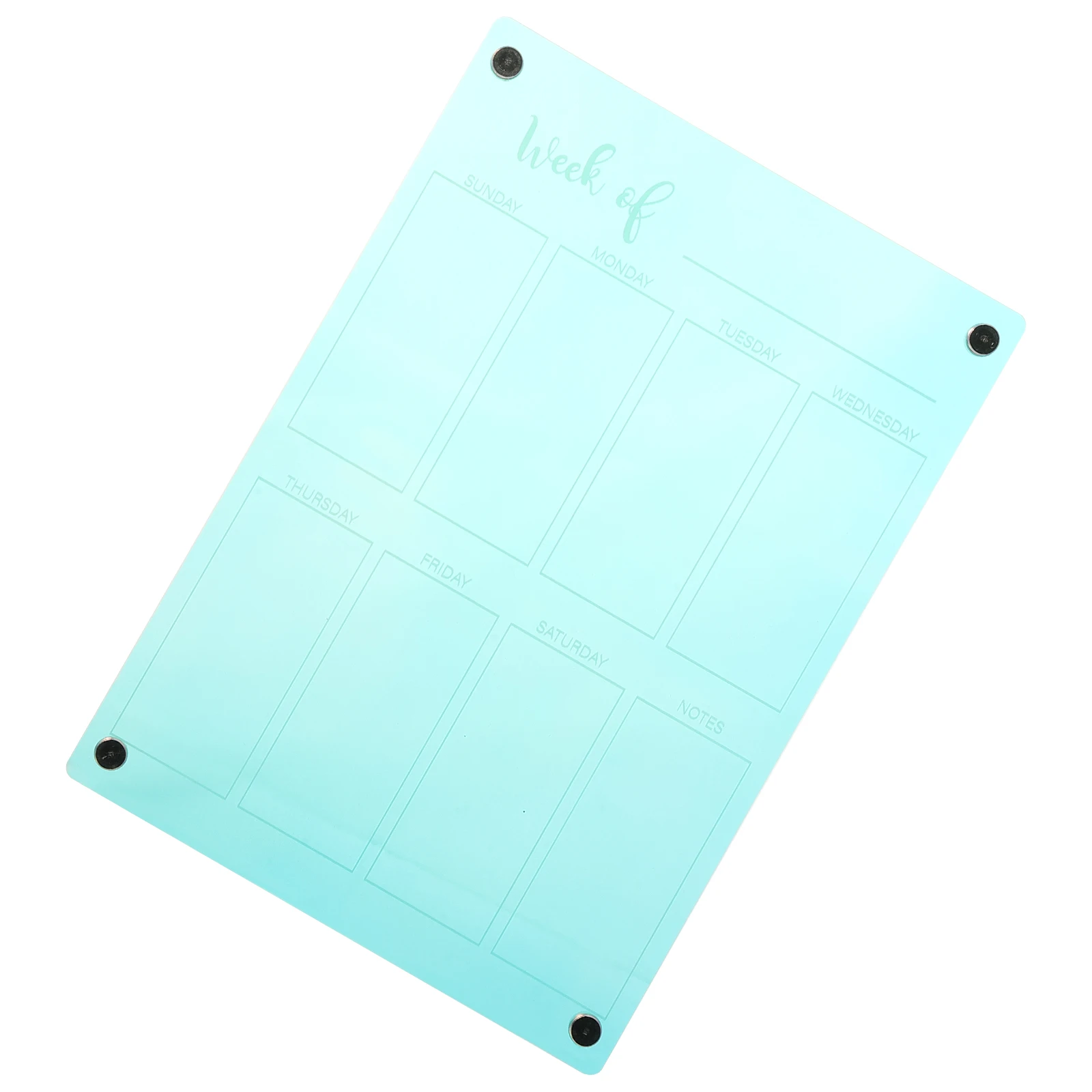

Acrylic Magnetic Dry Erase Board Desktop Table Memo Planner Board Message to Do List Fridge Organizer Reusable