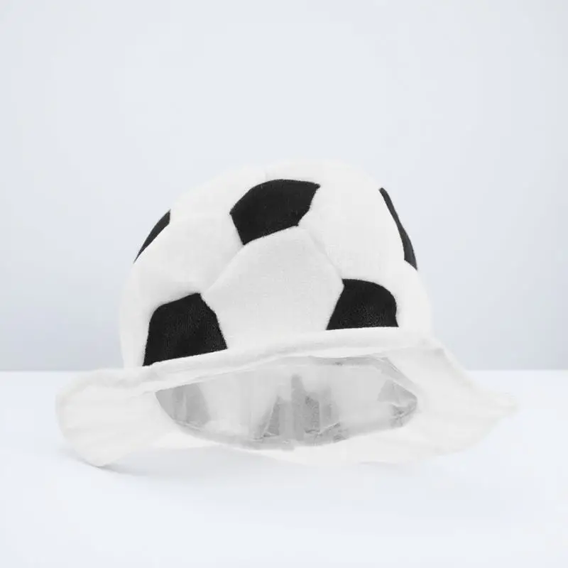 

Soccer Ball Hat Fun Sports Fans Accessory Party Supplies Favors for Men Women Average Size Cosplay Costume Stage Performances