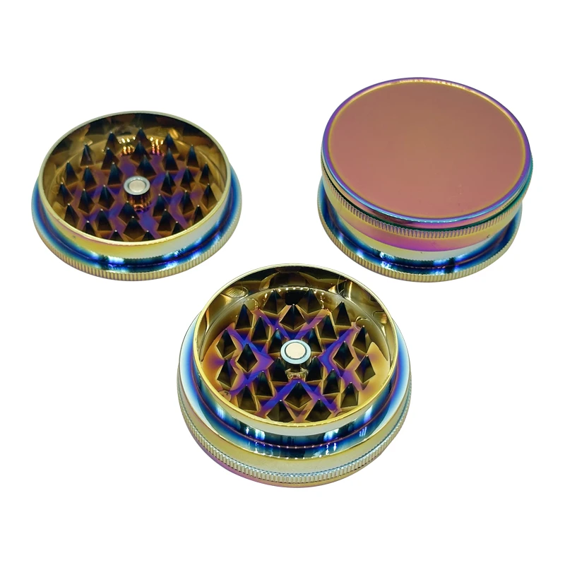 Immagine 3: Smerigliatrice colorata da 53 mm realizzata in materiale plastico per ingredienti alimentari e spezie utensili da cucina regalo di compleanno