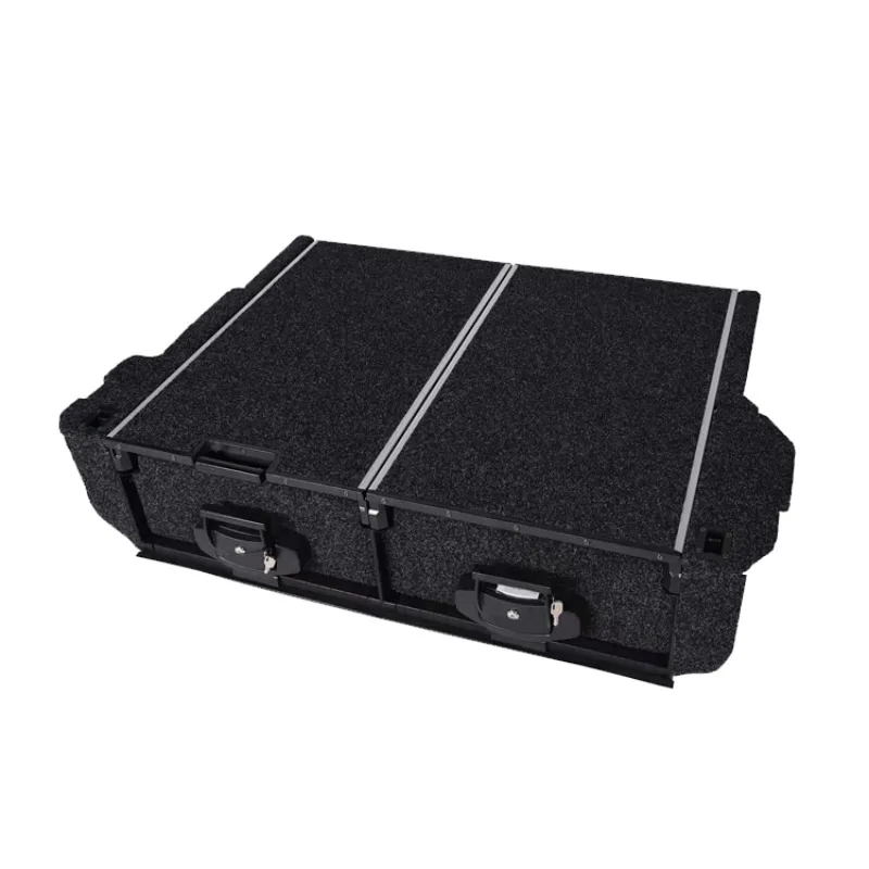 

Car camping out drawer storage large capacity pickup truck lathe toolbox trunk rear cargo drawer