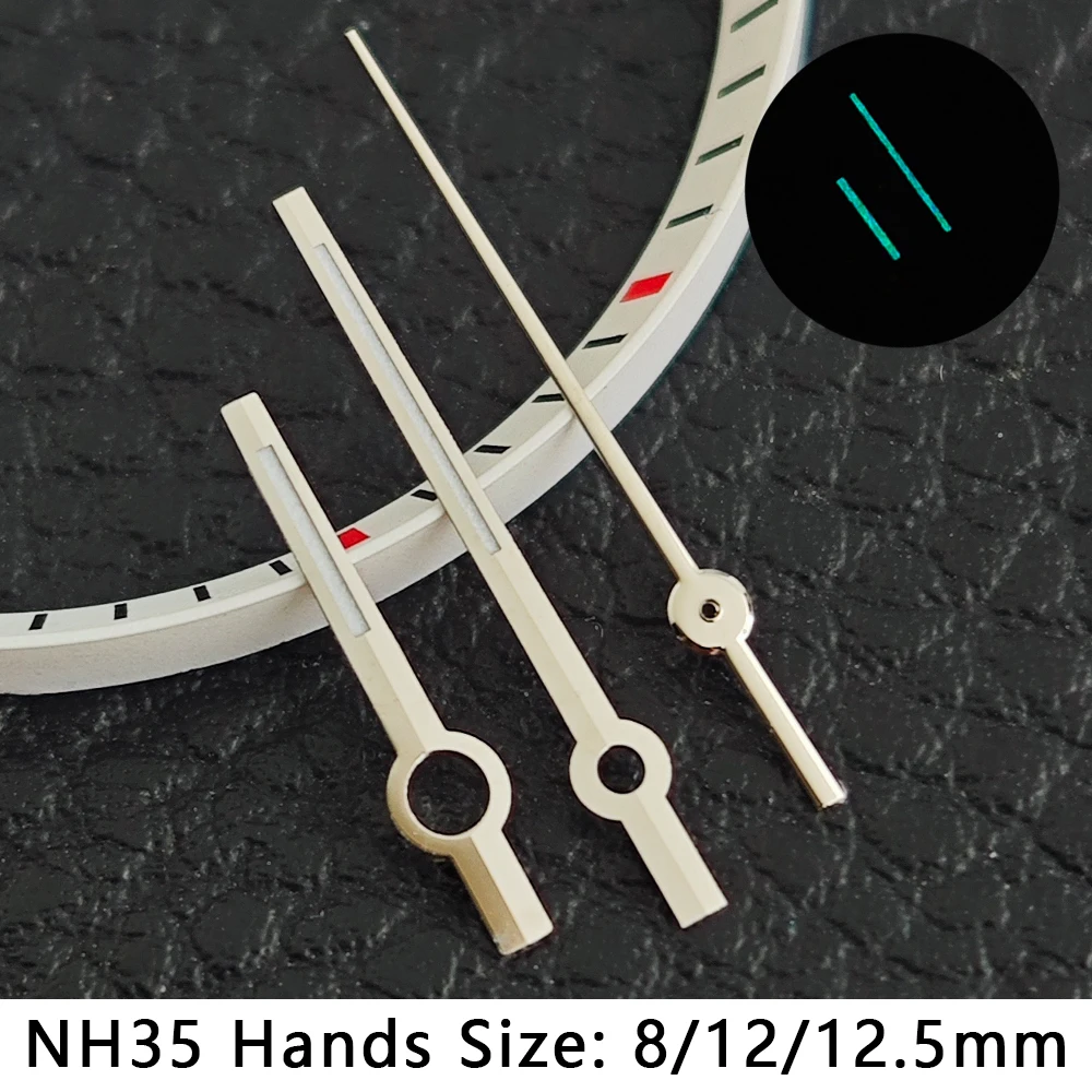 NH35 NH36 Watch Pointer Blue/Green Super Luminous Needle Accessory Suitable for NH35/NH36/NH38/NH70 Movement