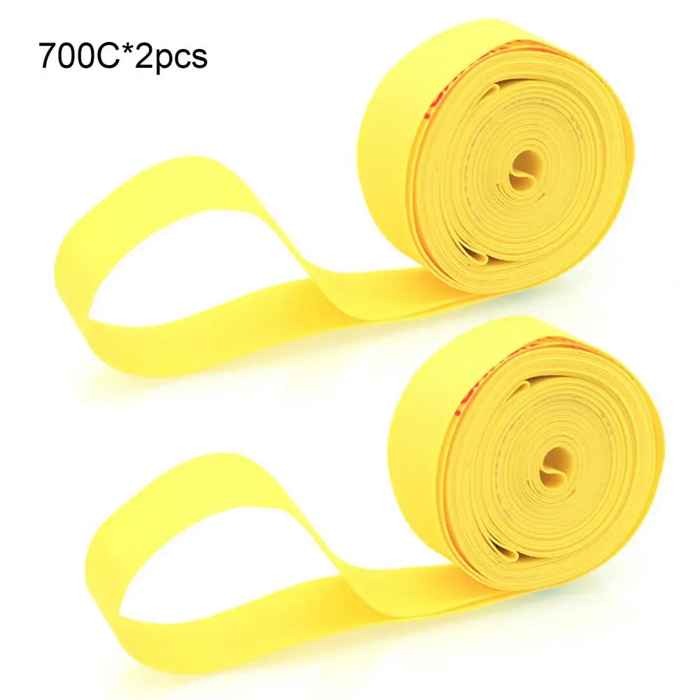 2Pcs Tire Rim Liners High Toughness Explosion-proof PVC MTB Road Bike Rim Tape Strips for Cycling Bicycle Parts