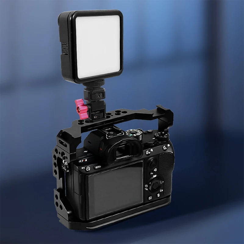 Monitor Mount 180° Tilt 360° Rotation Holder 1/4" ARRI Cold Shoe Mount for GoPro Insta360 DSLR Cinema Camera Mic Light Bracket