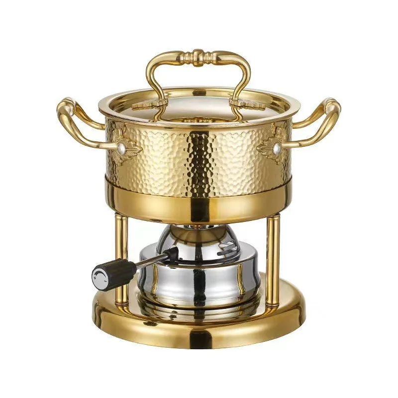 

Inflatable hot pot single person small hot pot integrated boiler, gas club hotel one person one pot adjustable household