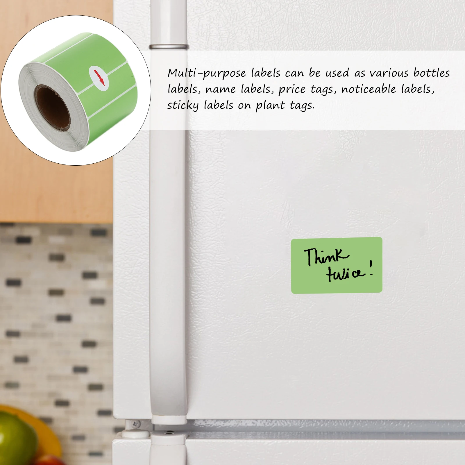 

800 Thermal 60x40mm Thermal Sticker Label Blank Stickers for Food Jars Printer Eco Friendly Waterproof Oilproof Antifriction
