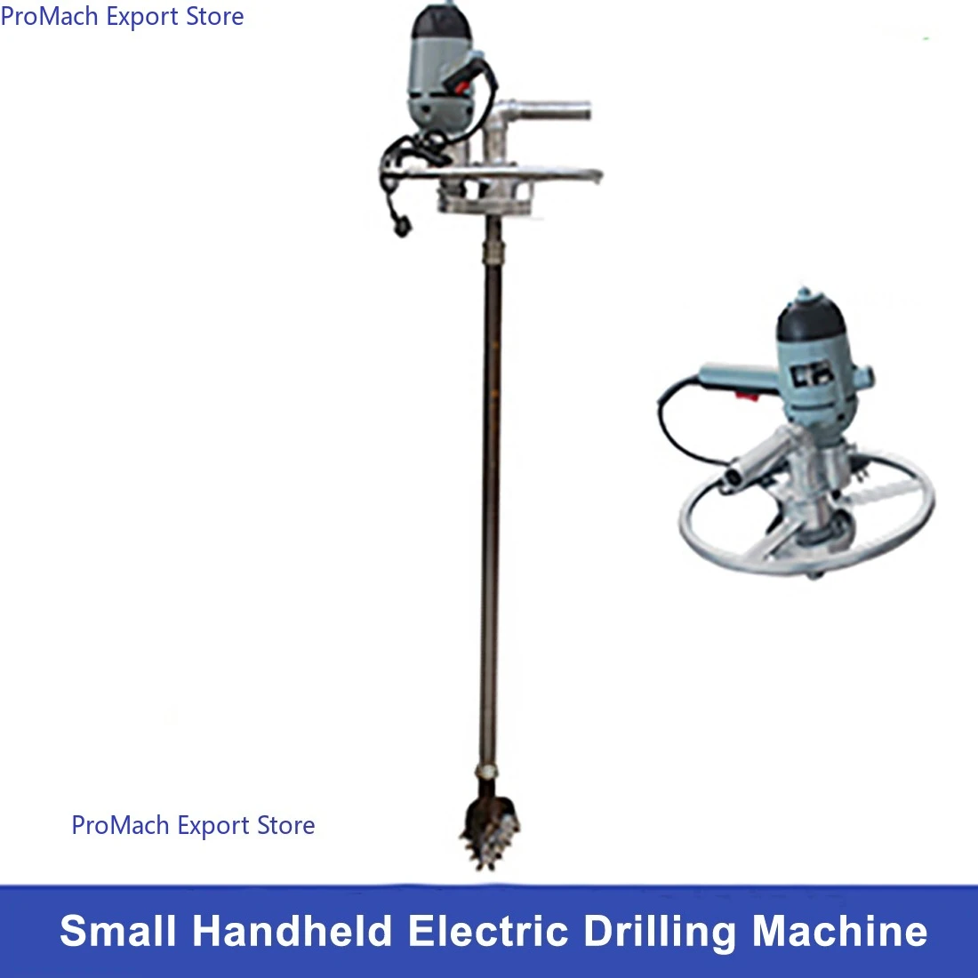 جهاز حفر يدوي بطول 100 متر/جهاز حفر آبار المياه الصغير والمريح/جهاز حفر آبار المياه بقرص واحد محمول باليد