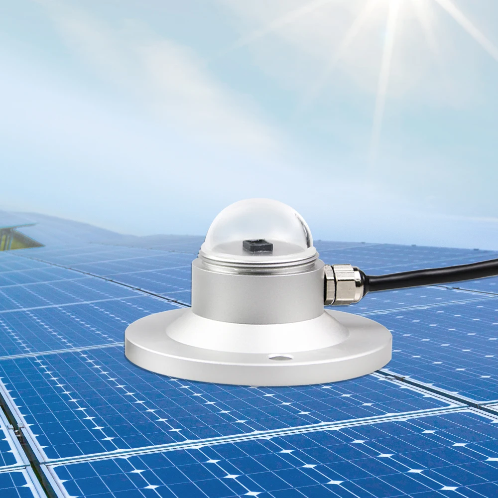 RIKA RK200-04 300-3000nm 0-1500W/㎡ Silicon-Cell Principle RS485 Output Sun Tracking Solar Radiation Sensor