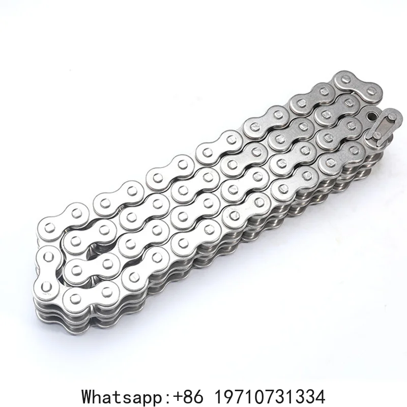 

Industrial 304 Stainless Steel Short Pitch Roller Chain 08B 1.5 Meter Transmission Drive Sprocket Chain for Machinery Equipmen
