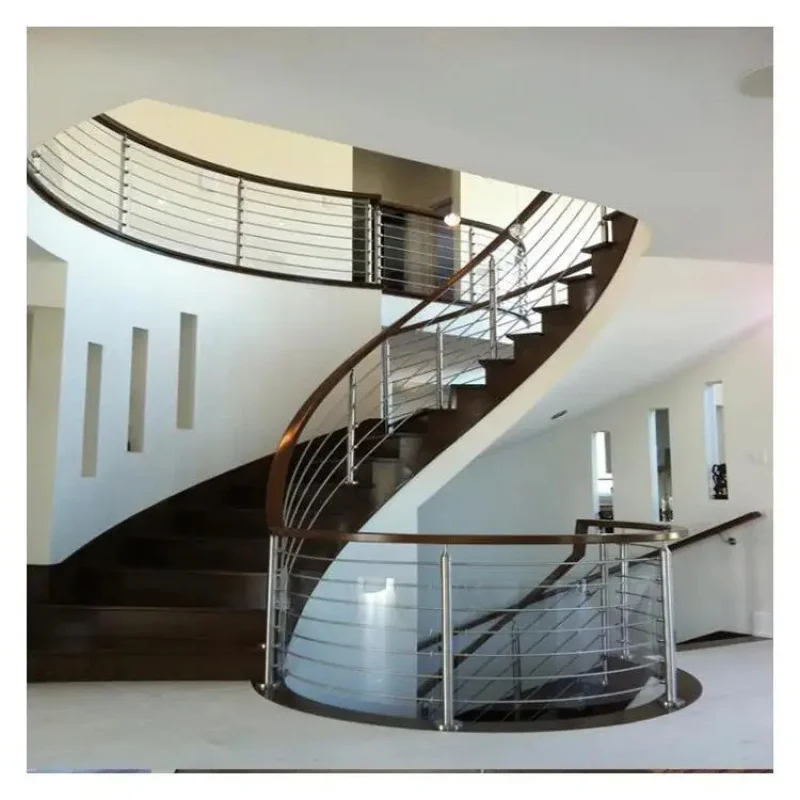 custom.High Stability Curve Staircase Wide Base  Reinforced Steps Safe Working at Height