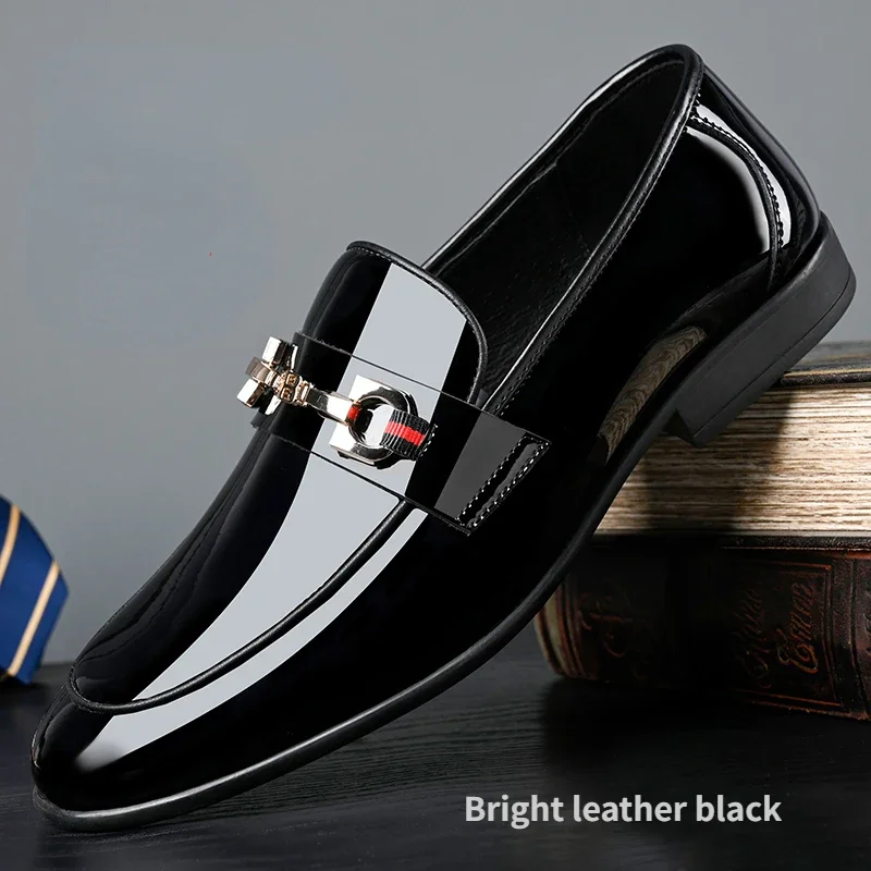 

2024 Summer New Men's Business And Casual Shoes With Genuine Leather Breathable British Style Lefu Shoes