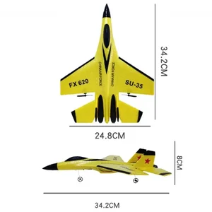 FX620, RC oyuncak uçak Cessna 150 m jet-Su35 uçak köpük, elektrikli uzaktan kumanda, kartal planör modeli 2.4 G Su57 FX803 1 fx622 6 Büyük satış-uçak-jet - №3