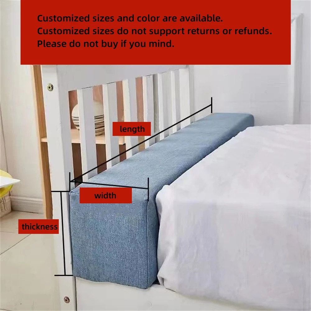 Bed Gap Filler Mattress Extender Mattress Gap Filler Headboard Pillow Close Gap Between Mattress Headboard and Wall for Bed/Sofa