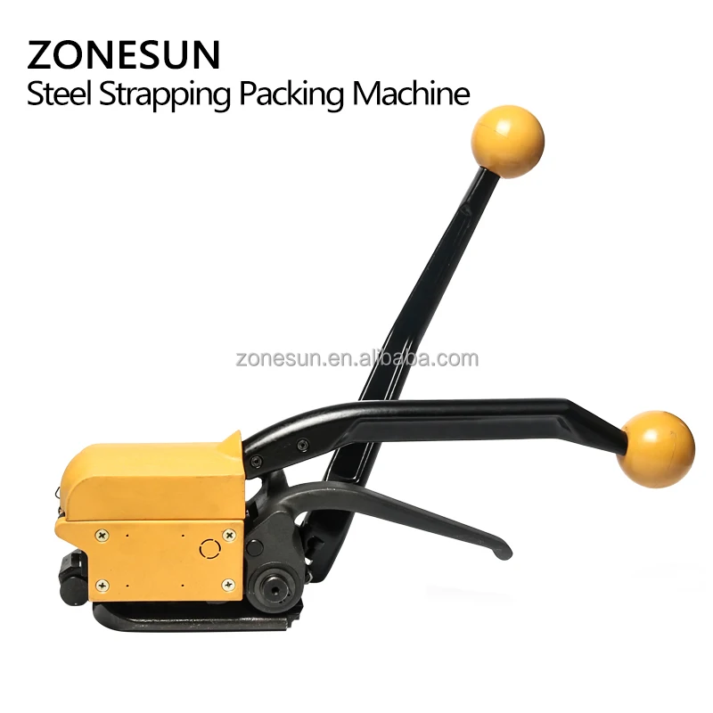 ZONESUN A333 Manual Steel Strapping Tools manual box strapping machine Sealless Steel Strapping Tools 13-19mm