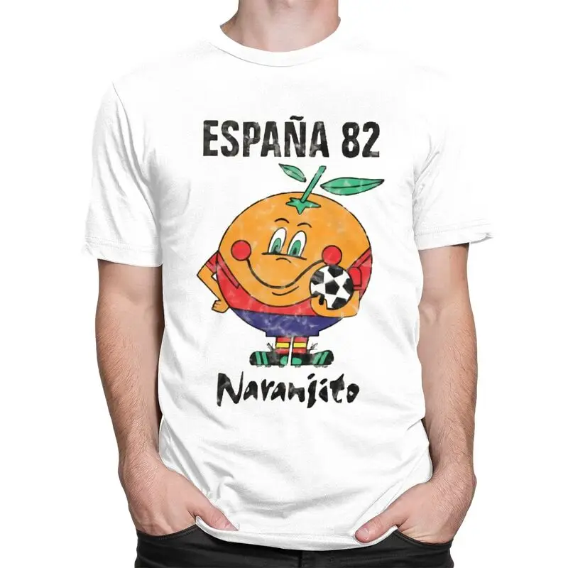 Custom Gorgeous Espana 82 Spain 1982 T Shirt Men Short Sleeves Soft Cotton T-shirt Casual Soccer Football Tees Streetwear Tshirt