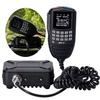 QYT KT-9900 25W Max Mini Mobile Ham Vehicle Mounted Radio with DTMF Keypad Microphone WP12 WP-9900 Amateur Transceiver Car Radio