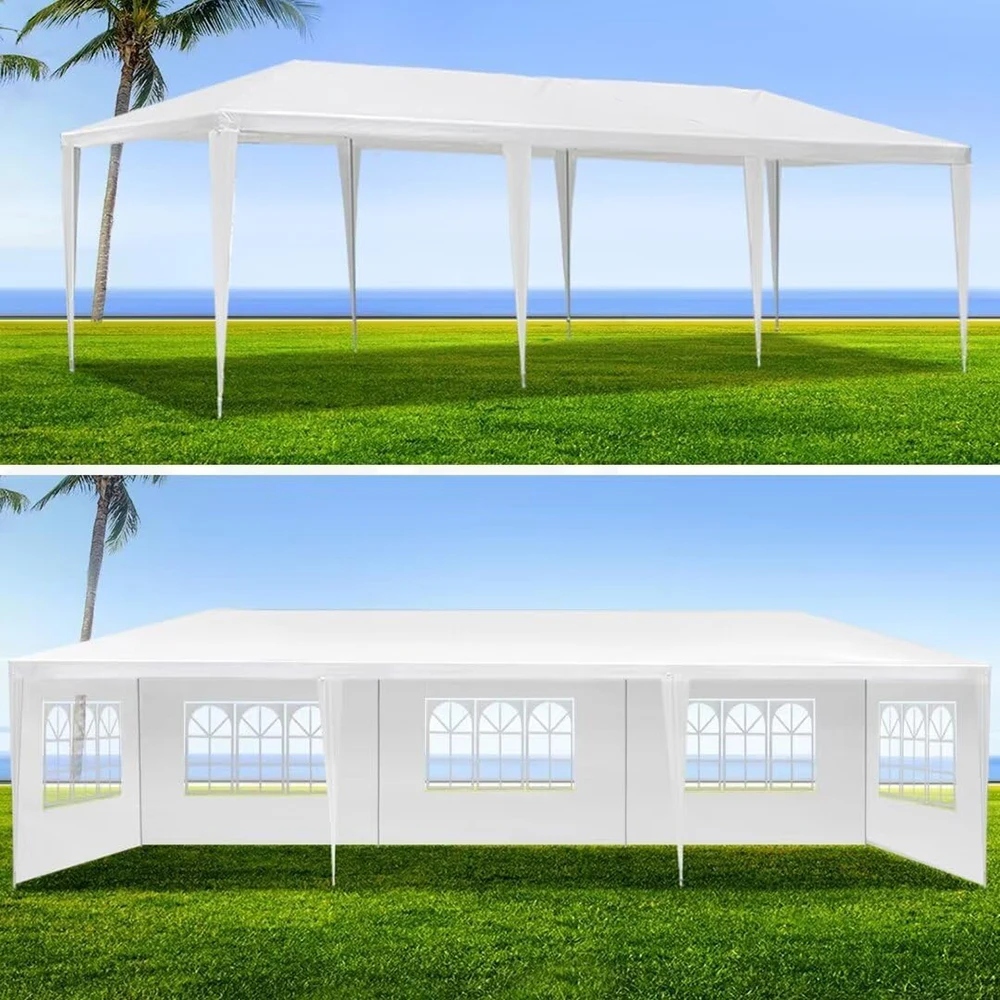 High Peak Event Tent, Waterproof Oxford Fabric Canopy, UV Resistant Wedding Tent, Quick Setup Commercial Sunshade Shelter