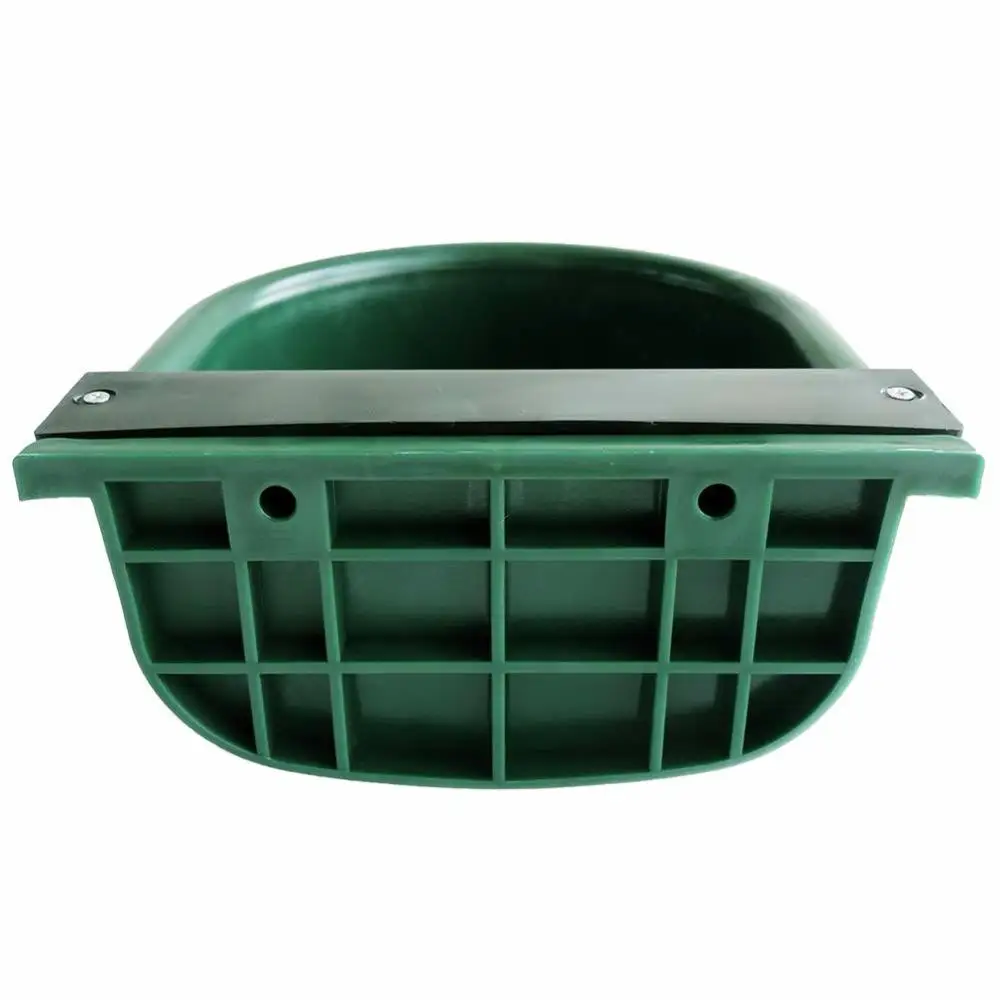 Bebedor automático de gado, cavalo, burro, cachorro, fonte de água, vaca, grande, plástico, dispensador de tigela de água com furo de drenagem