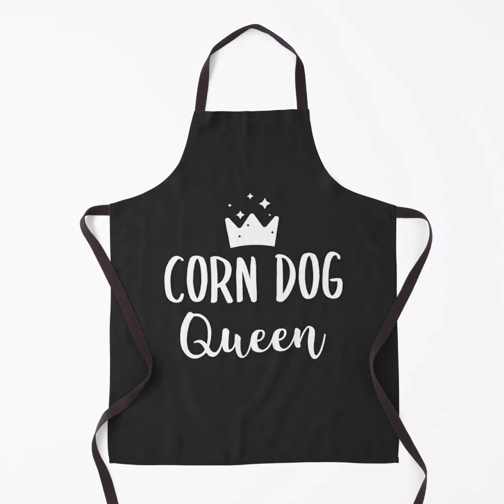 Corn Dog Queen Fair Gift Apron kindergarten teacher for women halloween Kitchen For Women Men gift Apron