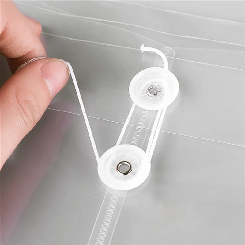 

OFSS-36 Pack Clear Plastic Envelopes Poly Envelopes Expandable Files Document Folders With Button & String Tie Closure A4