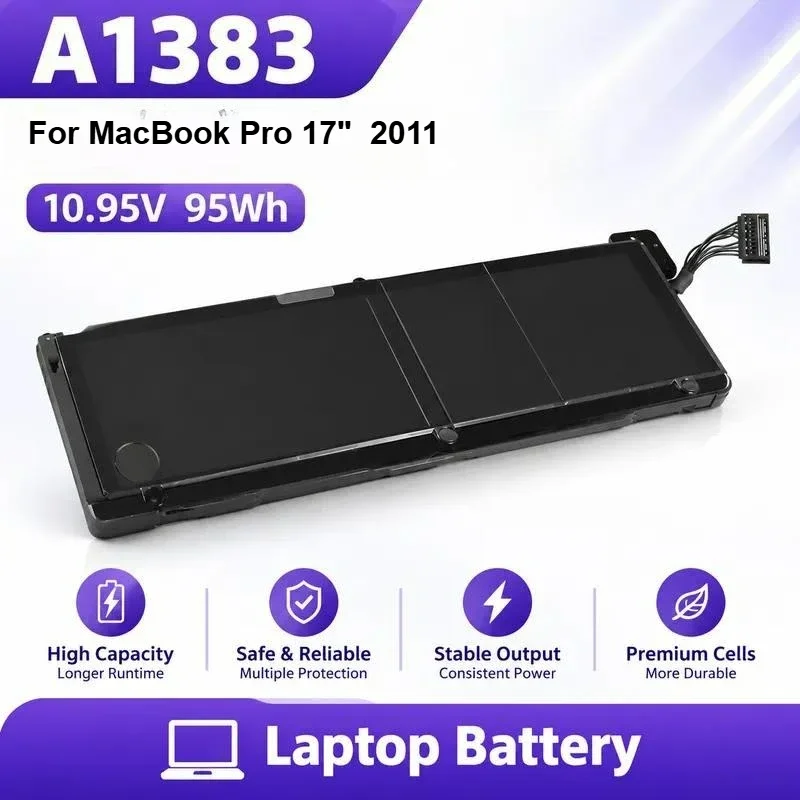 [NEW] A1383 10.95V 95Wh for MacBook Pro 17