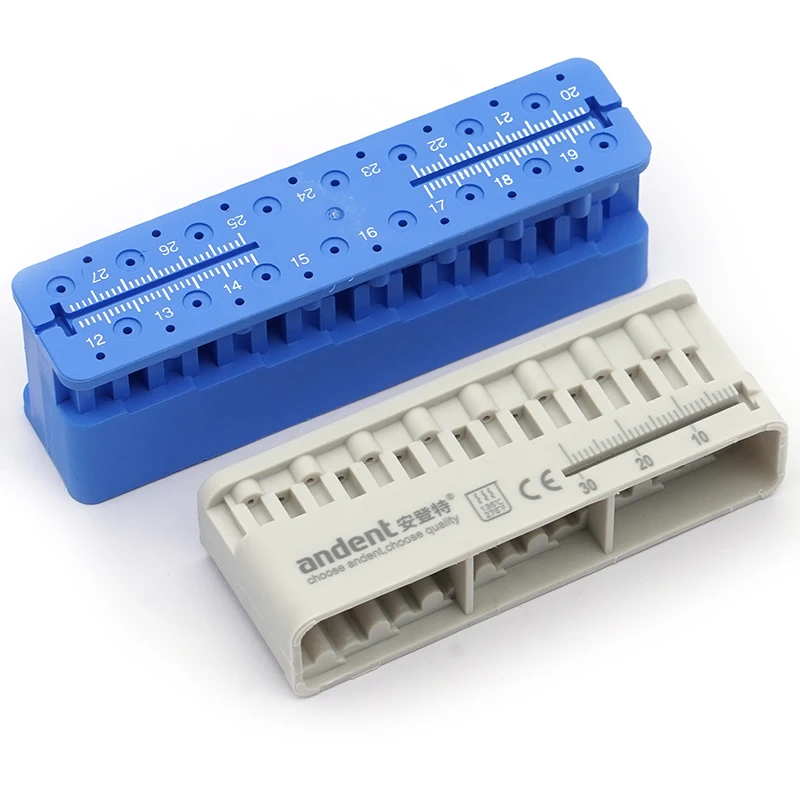 

Dental Endo Files Measuring Block with Ruler Endodontic Instrument Autoclavable Block Dentist Instrument Holder Dental Tools