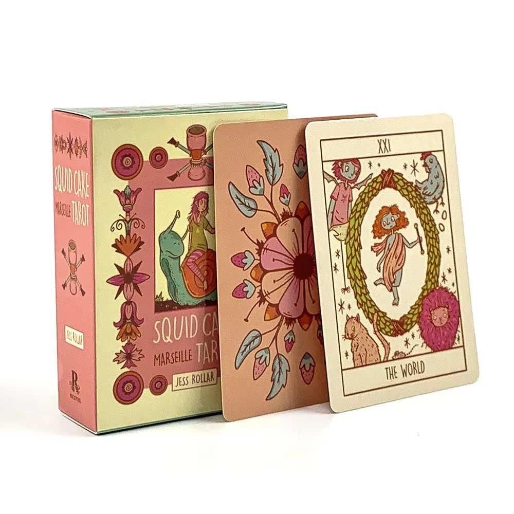 

Лидер продаж, торт с изображением кальмара, Марсель, Таро, развлекательная карта для отдыха, семейный сбор, колода для гадания, таро, доска, игральная игра, карта