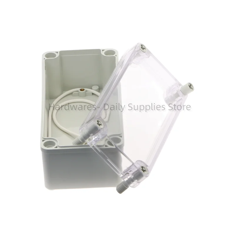 1pcs 180x80x70mm Waterproof Plastic Cover Project Electronic Case Enclosure Box Outdoor Indoor with Clear Cover